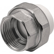 Муфта комбинированная разъемная THERMOLIGHT PP-R ВР 25х1 белая НС-1620519 Муфта комбинированная разъемная THERMOLIGHT PP-R ВР 25х1 белая НС-1620519