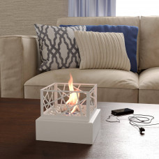 Биокамин настольный Firelight BFP-T185BFW Bonfire White BFP-T185BFW