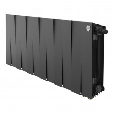 Радиатор биметаллический Royal Thermo PianoForte 300 Noir Sable 12 секций нижнее подключение НС-1682357 Радиатор биметаллический Royal Thermo PianoForte 300 Noir Sable 12 секций нижнее подключение НС-1682357