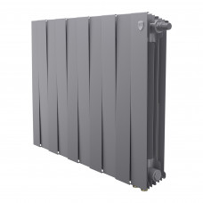 Радиатор биметаллический Royal Thermo PianoForte 500 10 секций нижнее подключение Silver Satin 1682378