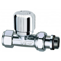 Вентиль термостатический прямой Fulltermo 1/2 x M24x19 EPDM серебро FL 0185 12P