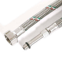 Гибкая подводка для смесителя Uni-Fitt 1/2 x M10 длинный штуцер 30 см 503S2803