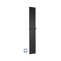 Полотенцесушитель электрический Boheme Flat 25x150 см скрытое подключение черный 725-B