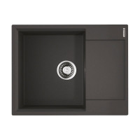 Кухонная мойка Omoikiri Daisen 65T BL Tetogranit 65х51 см крыло справа черный 4993519