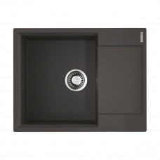 Кухонная мойка Omoikiri Daisen 65T BL Tetogranit 65х51 см крыло справа черный 4993519