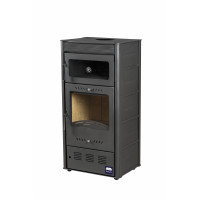 Печь-камин с духовкой Hosseven ROSE OVEN Burgundy А5065