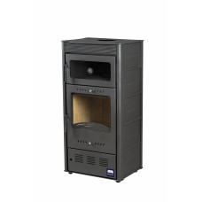 Печь-камин с духовкой Hosseven ROSE OVEN Burgundy А5065