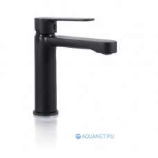 Смеситель для умывальника Aquanet Passion черный матовый AF300-10B