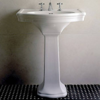 Раковина на пьедестале Devon&Devon New Etoile 70х53 см 3 отв. IBLG3FNET / IBCOLNET