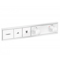 Термостат Hansgrohe RainSelect для 2 потребителей внешняя часть Matt White 15380700