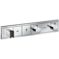 Термостат hansgrohe RainSelect скрытого монтажа для 2 потребителей с держателем хром 15355000