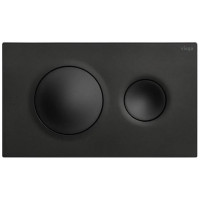Панель смыва для унитаза Viega Prevista Visign for Style 20 пластик матовый черный 796389