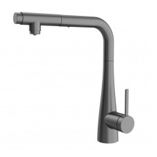Смеситель для кухни AQUAme Cucina с выдвижным L-изливом металл AQM9902GM Смеситель для кухни AQUAme Cucina с выдвижным L-изливом металл AQM9902GM