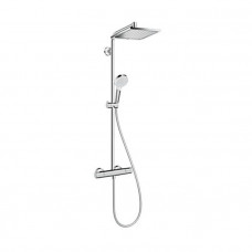 Душевая система Hansgrohe Crometta E 240 1jet Showerpipe с термостатом хром 27271000