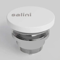 Донный клапан для раковины Salini D604 фиксированный S-Stone белый матовый 166302M