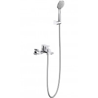Смеситель для ванны с душевым набором Aquanet ЛИРА 3jet хром AQ1449CR