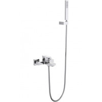 Смеситель для ванны Aquanet Libra с душевым набором 1jet AQ1649CR