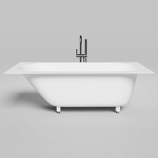 Ванна встраиваемая Salini Ornella 170х80х60 см S-Stone белый матовый комплект 102424M