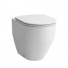 Унитаз напольный Laufen Pro 36х53х43 см приставной безободковый белый 8.2295.6.000.000.1