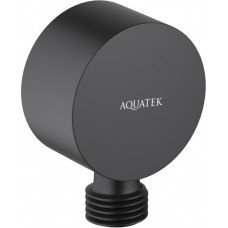 Шланговое подсоединение Aquatek матовый черный AQ2457MB