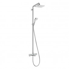 Душевая система Hansgrohe Croma E 280 1jet Showerpipe с термостатом для ванны хром 27687000