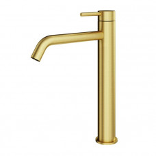Смеситель для раковины Plumberia Selection IXO высокий 28.5 см золото брашированное XO0052OB
