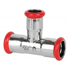 Тройник переходной Sanha Therm 35x22x35 мм оцинкованная сталь CF541080608