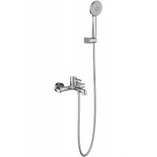 Смеситель для ванны Aquanet Европа с душевым набором 3jet хром AQ1349CR