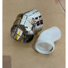 Отвод концентрический Buderus 45° DN 60/100 87094648