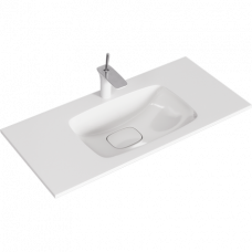 Раковина AQUATON Malaga 1000 975х460х180 мм литьевой мрамор Mal.10.04.D