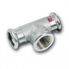 Тройник пресс SANHA-Therm 35x1/2x35 мм оцинкованная сталь 124130G3512 Тройник пресс SANHA-Therm 35x1/2x35 мм оцинкованная сталь 124130G3512