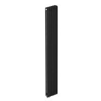 Радиатор трубчатый RIFAR TUBOG Ventil 3180 6 секций нижнее подключение Антрацит TUB 3180-06-DV1-AN