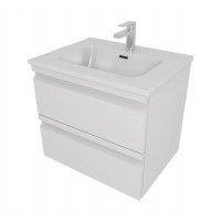 Комплект мебели для ванной AQUATON ВЕГА 60 с раковиной AQ0460-00 белый матовый AQ77060-MW