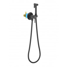 Комплект для гигиенического душа встроенный Aquatek Европа матовый черный AQ1021MB Комплект для гигиенического душа встроенный Aquatek Европа матовый черный AQ1021MB