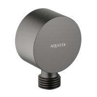 Шланговое подсоединение Aquatek оружейная сталь AQ2457BGM