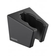 Держатель ручного душа Aquanet матовый черный AQ2402MB