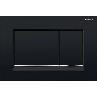 Клавиша смыва Geberit Sigma 30 двойная черный/хром/черный 115.883.KM.1