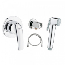 Готовый комплект для гигиенического душа GROHE BauCurve со встраиваемым смесителем хром 129185 Готовый комплект для гигиенического душа GROHE BauCurve со встраиваемым смесителем хром 129185