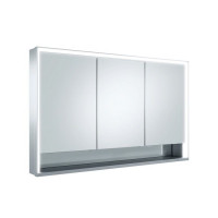 Зеркальный шкаф Keuco Royal Lumos 120x73.5x13 см 3-дверный алюминий 14325171301