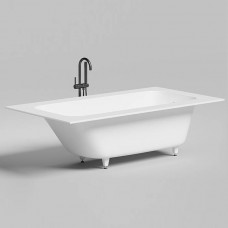 Ванна встраиваемая Salini Orlanda Plus 190х100х60 см S-Sense белый глянцевый 102114G Ванна встраиваемая Salini Orlanda Plus 190х100х60 см S-Sense белый глянцевый 102114G