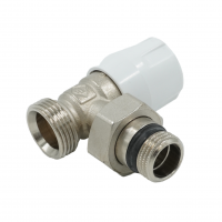 Вентиль ручной угловой Elsen 3/4x1/2 никелированный EVR01.3412