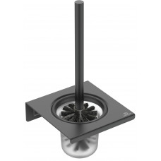Ершик для туалета настенный Ideal Standard ALU+ черный шелк BD593XG Ершик для туалета настенный Ideal Standard ALU+ черный шелк BD593XG