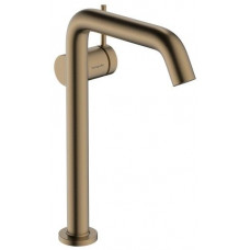 Смеситель для раковины Hansgrohe Tecturis S 237 мм Push-Open CoolStart шлифованная бронза 73370140