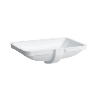 Раковина встраиваемая Laufen Pro 60х40х17 см с переливом белая 8.1196.9.000.109.1