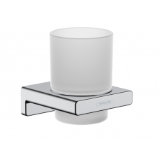 Стакан с держателем Hansgrohe AddStoris 81x91x94 мм хром 41749000