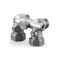 Узел нижнего подключения угловой USYSTEMS Smart Radi G3/4-G3/4 1136091