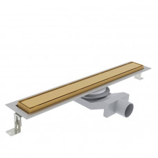Трап душевой Plumberia Selection PS IN-TILE 6x60 см золото брашированное PST60OB Трап душевой Plumberia Selection PS IN-TILE 6x60 см золото брашированное PST60OB