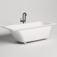 Ванна встраиваемая Salini Orlanda Kit 170х80х60 см S-Stone белый матовый 102126M