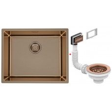 Мойка кухонная Alveus Kombino 50 Monarch Copper 542х442х195 мм с выпуском 1120381