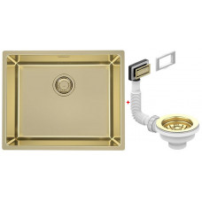 Мойка кухонная Alveus Kombino 50 Monarch Gold 542х442х195 мм с выпуском 1120902